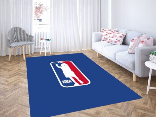 National Basketball Association Living Room Modern Carpet Rug