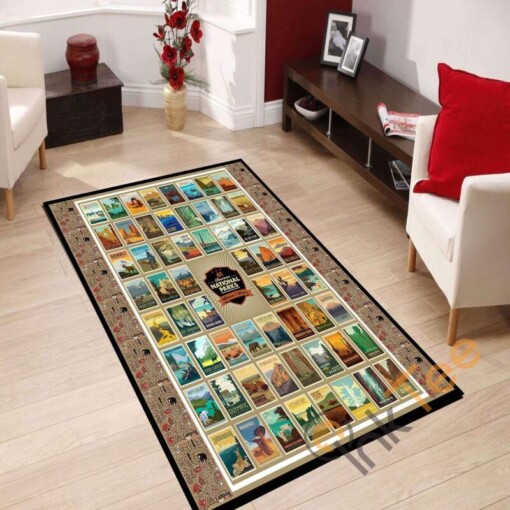 National Park Pattern For Living Room Bedroom Decoration Gift Family Rug