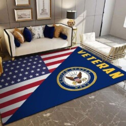 Navy Veteran Rug