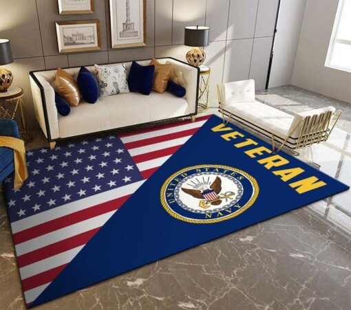 Navy Veteran Rug