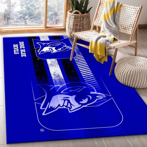 NCAA Duke Blue Devils Rug  Custom Size And Printing