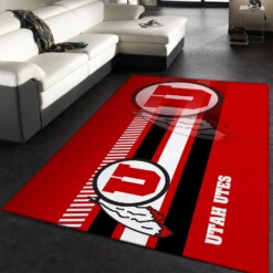 NCAA Utah Utes Rug  Custom Size And Printing