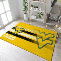 NCAA West Virginia Mountaineers Rug  Custom Size And Printing