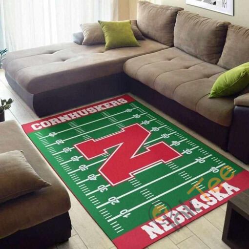 Nebraska Cornhuskers Home Field Area Rug