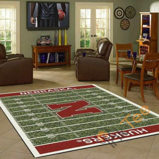 Nebraska Cornhuskers Home Field Area Rug