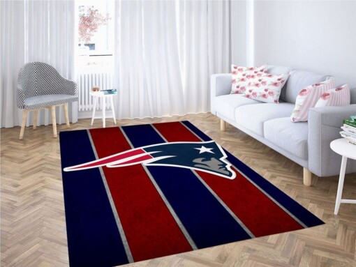 New England Patriots Photograph Living Room Modern Carpet Rug