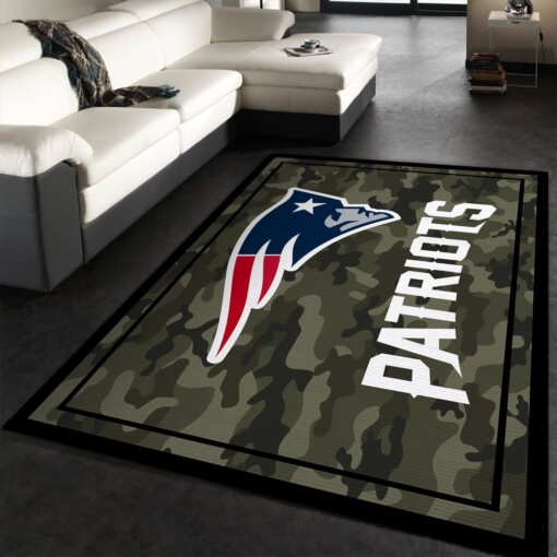 New England Patriots Sport Rug  Custom Size And Printing