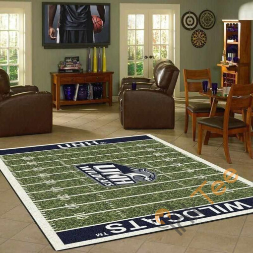 New Hampshire Wildcats Home Field Area Rug