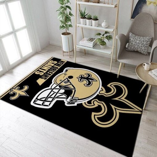 New Orleans Saints Nfl Family Decorative Floor Rug