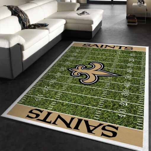 New Orleans Saints NFL Rug  Custom Size And Printing