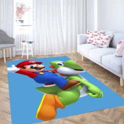 New Super Mario Bros Carpet Rug