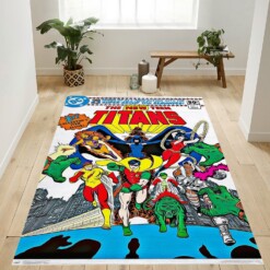 New Teen Titans Rug  Custom Size And Printing
