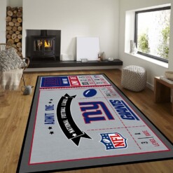 New York Giants Rug  Custom Size And Printing