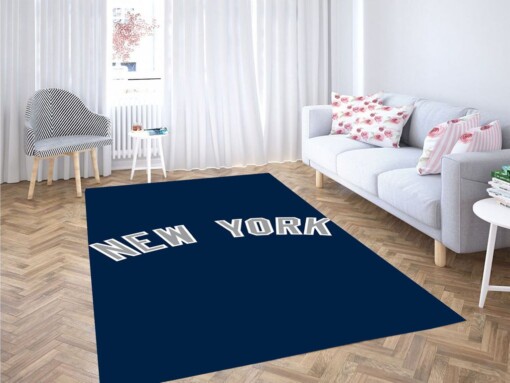 New York Logos Living Room Modern Carpet Rug