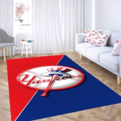 New York Yankees Wallpaper Carpet Rug