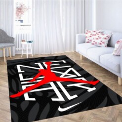 Neymar Logo Living Room Modern Carpet Rug