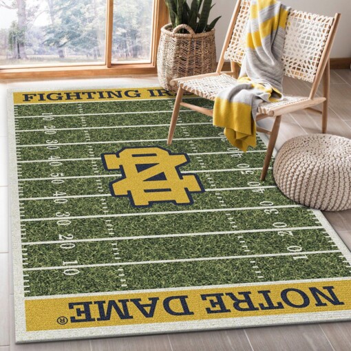 NFL Football Notre Dame Fighting Irish Rug  Custom Size And Printing