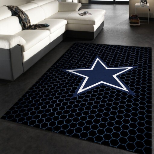 NFL Team Logo Dallas Cowboys Rug  Custom Size And Printing