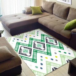 Nice African Afrocentric Pattern Art Themed Carpet Inspired Home Rug