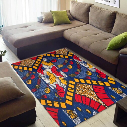 Nice African Awesome Inspired Afrocentric Art Large House Rug