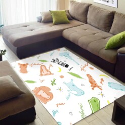 Nice African Awesome Print Afrocentric Art Style Floor Themed Home Rug
