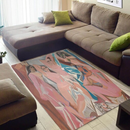 Nice African Fancy Afrocentric Afro Woman Themed Carpet Inspired Home Rug