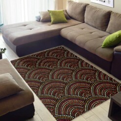Nice African Perfect Black History Month Seamless Pattern Themed Inspired Living Room Rug