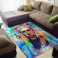 Nice African Style Cute Afro Woman Large House Rug