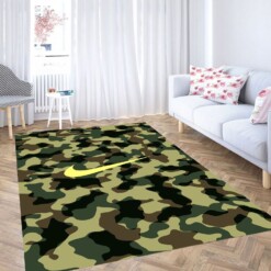 Nice Camo Army Carpet Rug