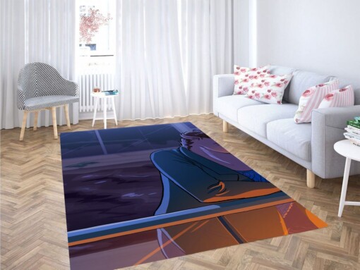 Nice Tone Bojack Horseman Living Room Modern Carpet Rug