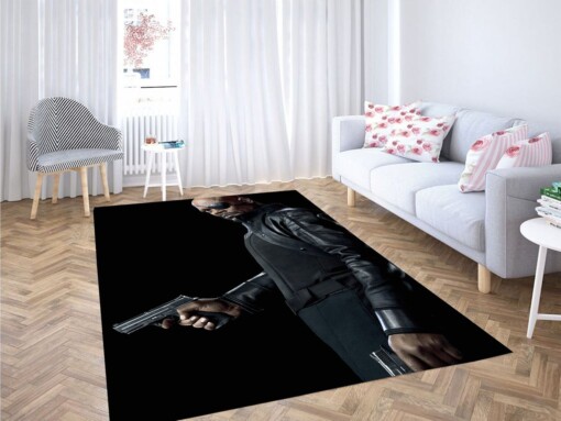Nick Fury Dark Living Room Modern Carpet Rug