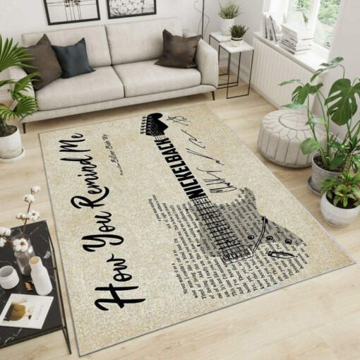 Nickelback Area Rug