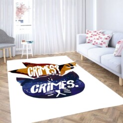 Night In The Woods Crimes Crimes Living Room Modern Carpet Rug