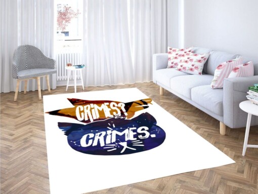 Night In The Woods Crimes Crimes Living Room Modern Carpet Rug