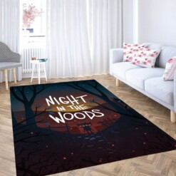 Night In The Woods Living Room Modern Carpet Rug