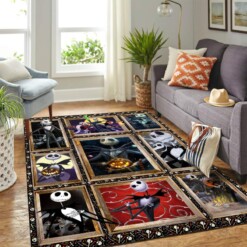 Nightmare Before Christmas Jack Skellington Gift Carpet Floor Area Rug