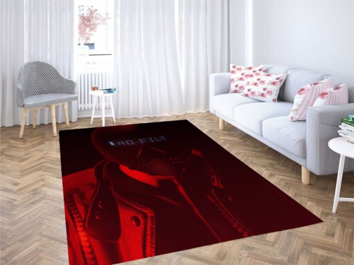 No File Red Watch Dogs Carpet Rug