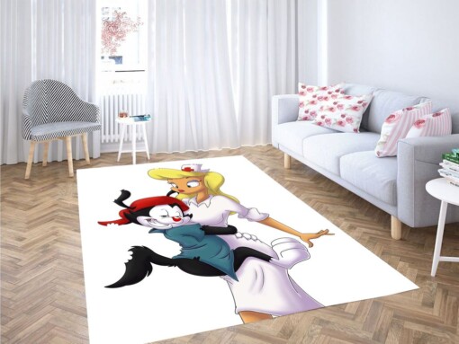 Nurse Animaniacs Living Room Modern Carpet Rug