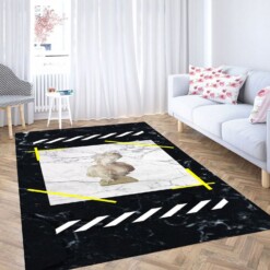 Off White Aesthetic Carpet Rug