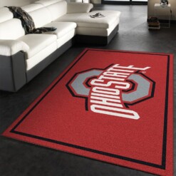 Ohio State Rug  Custom Size And Printing