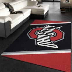 Ohio State Sport Rug  Custom Size And Printing