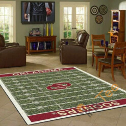 Oklahoma Sooners Home Field Area Rug