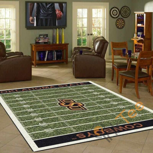 Oklahoma State Cowboys Home Field Area Rug