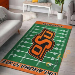 Oklahoma State Cowboys Home Field Area Rug