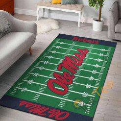 Ole Miss Rebels Home Field Area Rug