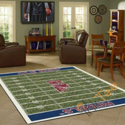 Ole Miss Rebels Home Field Area Rug