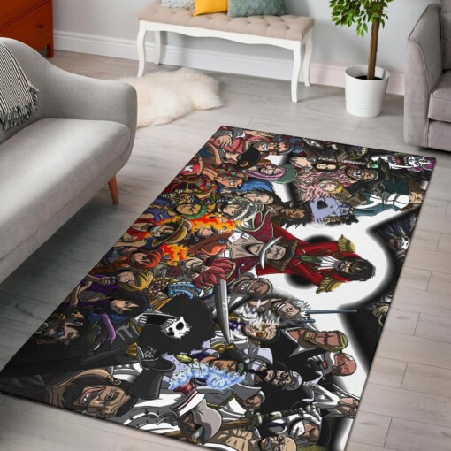 One Piece All Characters Area Rug
