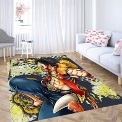 One Piece Anime Living Room Modern Carpet Rug