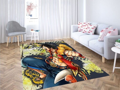 One Piece Anime Living Room Modern Carpet Rug