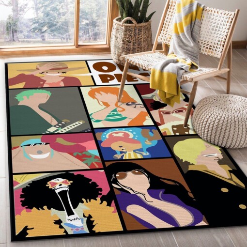 One Piece Anime Rug  Custom Size And Printing